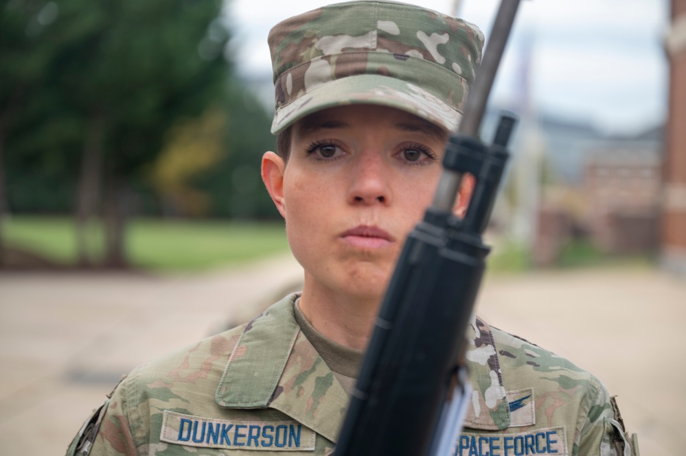 USSF Honor Guard Training Flight drills until perfection