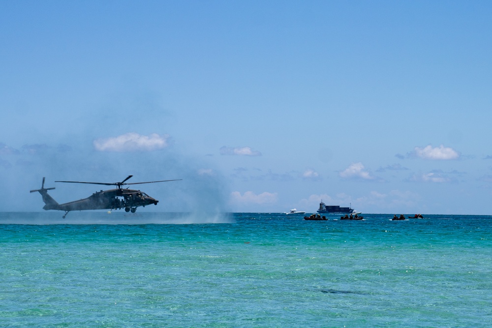 7th Special Forces Group (Airborne) participate in the 2024 Miami Air and Sea Show.