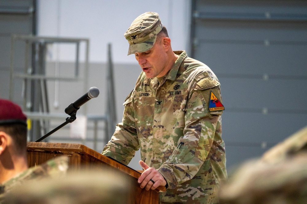 The 1st Armored Division’s Bulldog Brigade Assumes Authority from Task Force Iron in Poland