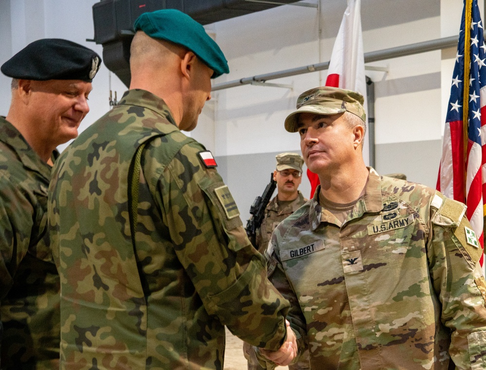 The 1st Armored Division’s Bulldog Brigade Assumes Authority from Task Force Iron in Poland