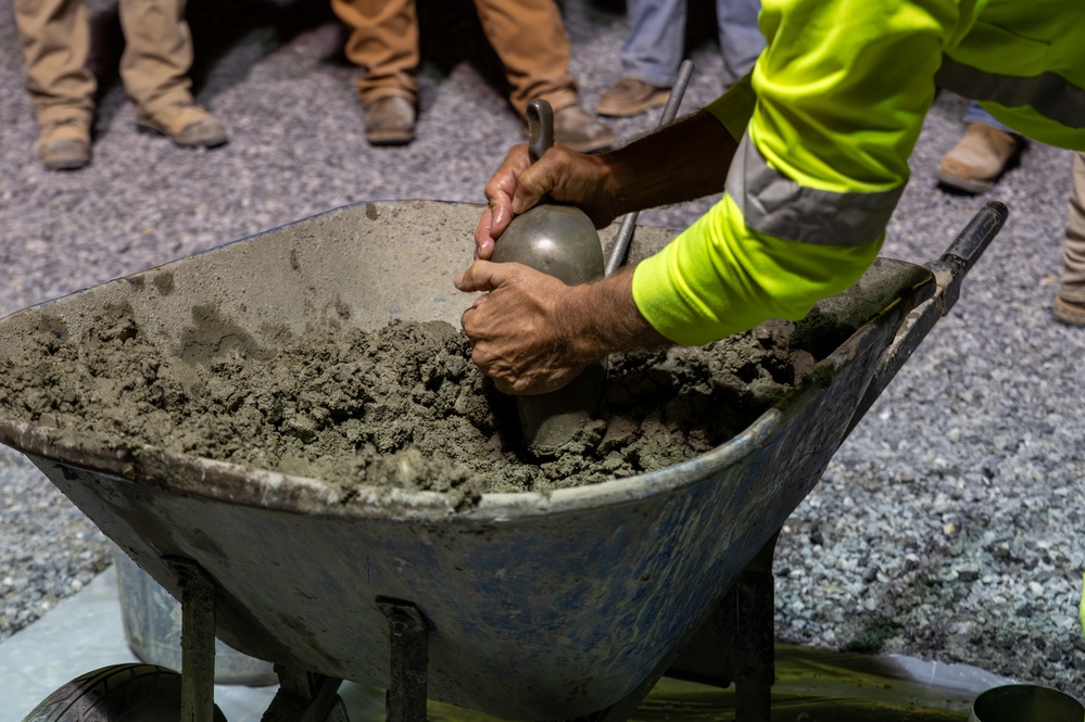 Tyndall pours pavement test strip in Zone 1