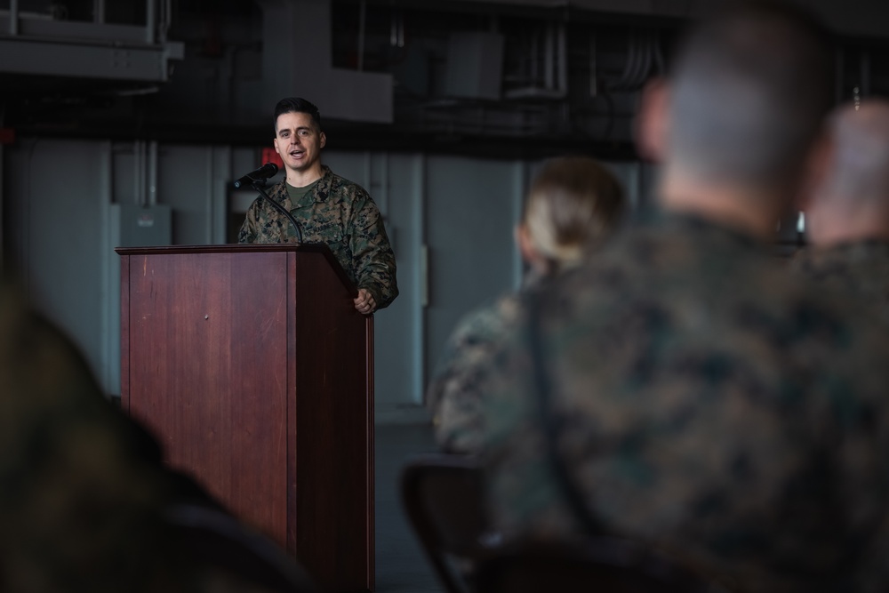 MCAF Quantico Relief and Appointment Ceremony