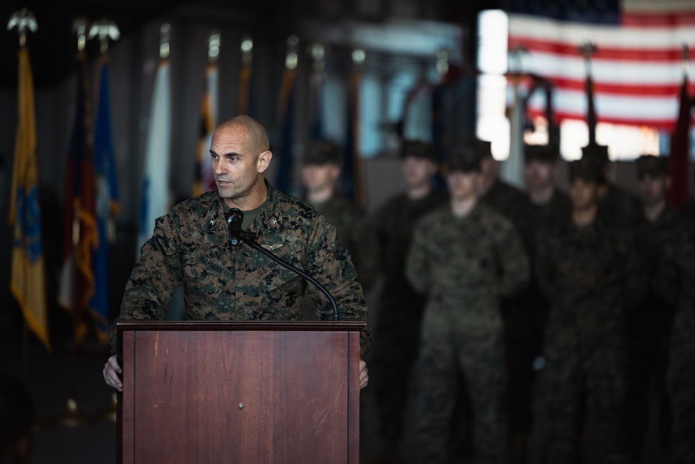 MCAF Quantico Relief and Appointment Ceremony