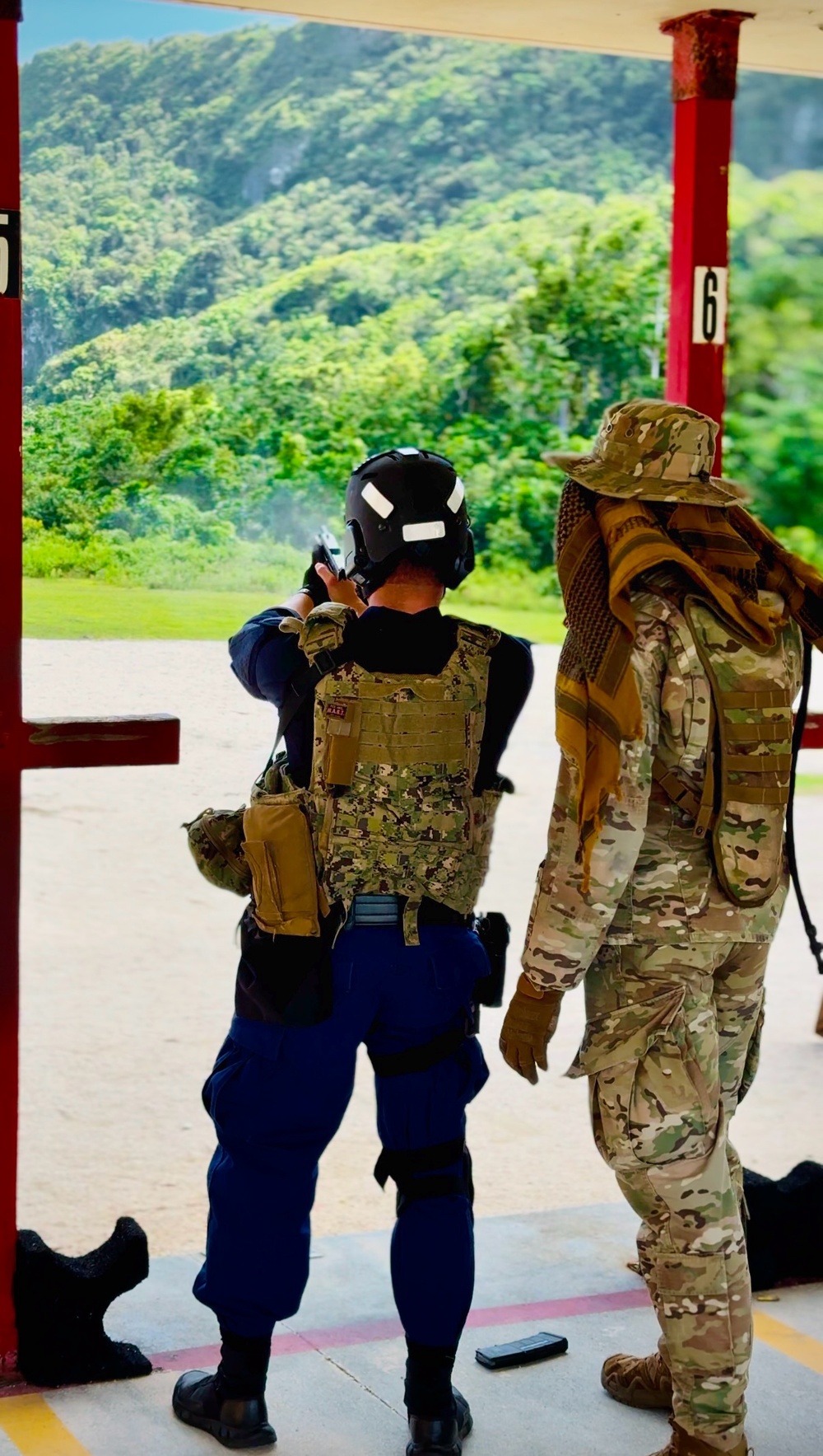 U.S. Coast Guard participates in joint competitive marksmanship challenge in Guam