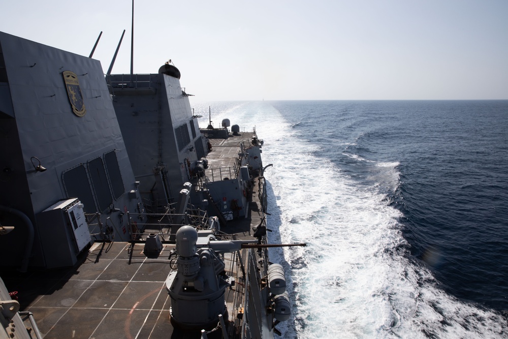 USS Stockdale conducts routine operations