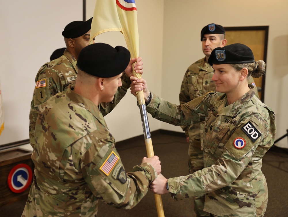 New 1st Sgt. Joins HHC, STB, 1 TSC Team