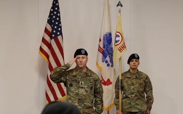 New 1st Sgt. Joins HHC, STB, 1 TSC Team