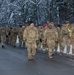 10th Mountain Division Senior NCOs Ruck Through the Snow