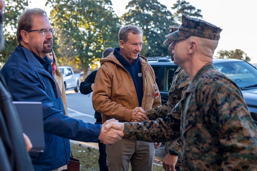 Members of the U.S. House of Representative Tour Marine Corps Base Camp Lejeune