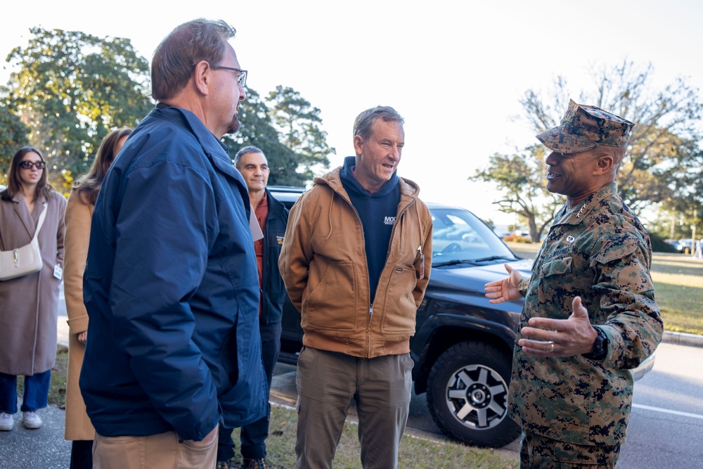 Members of the U.S. House of Representative Tour Marine Corps Base Camp Lejeune