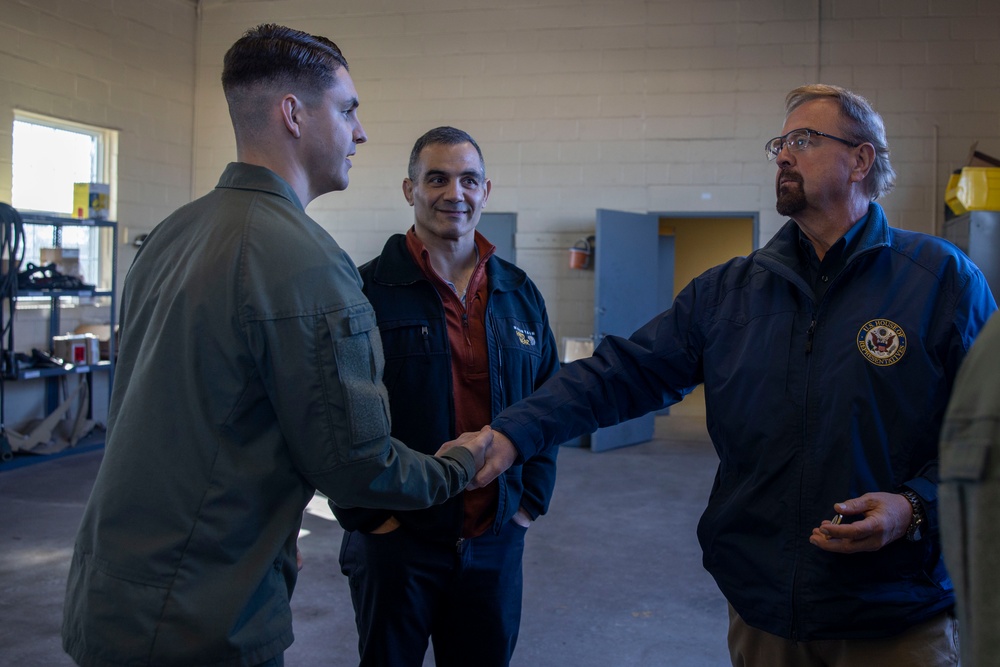 Members of the U.S. House of Representative Tour Marine Corps Base Camp Lejeune