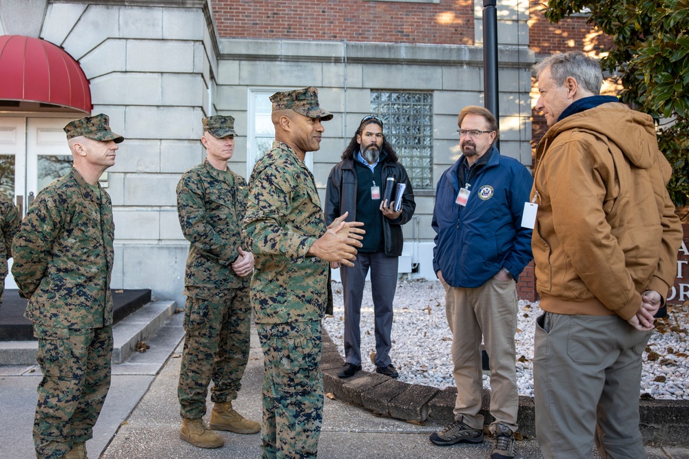 Members of the U.S. House of Representative Tour Marine Corps Base Camp Lejeune