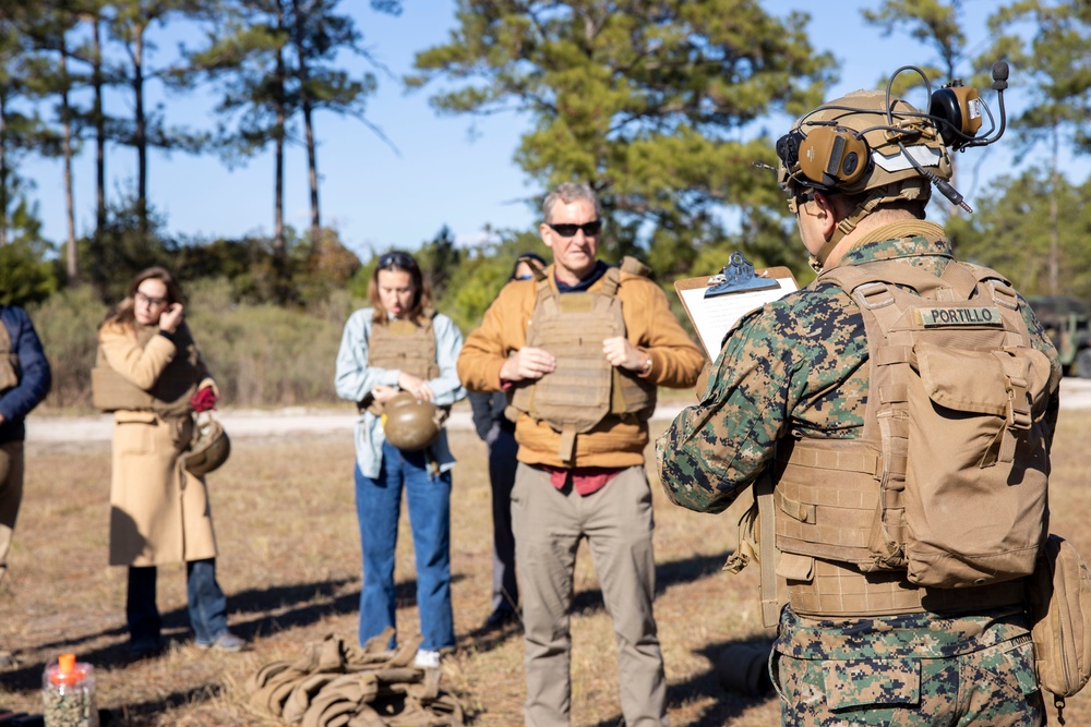 Members of the U.S. House of Representative Tour Marine Corps Base Camp Lejeune