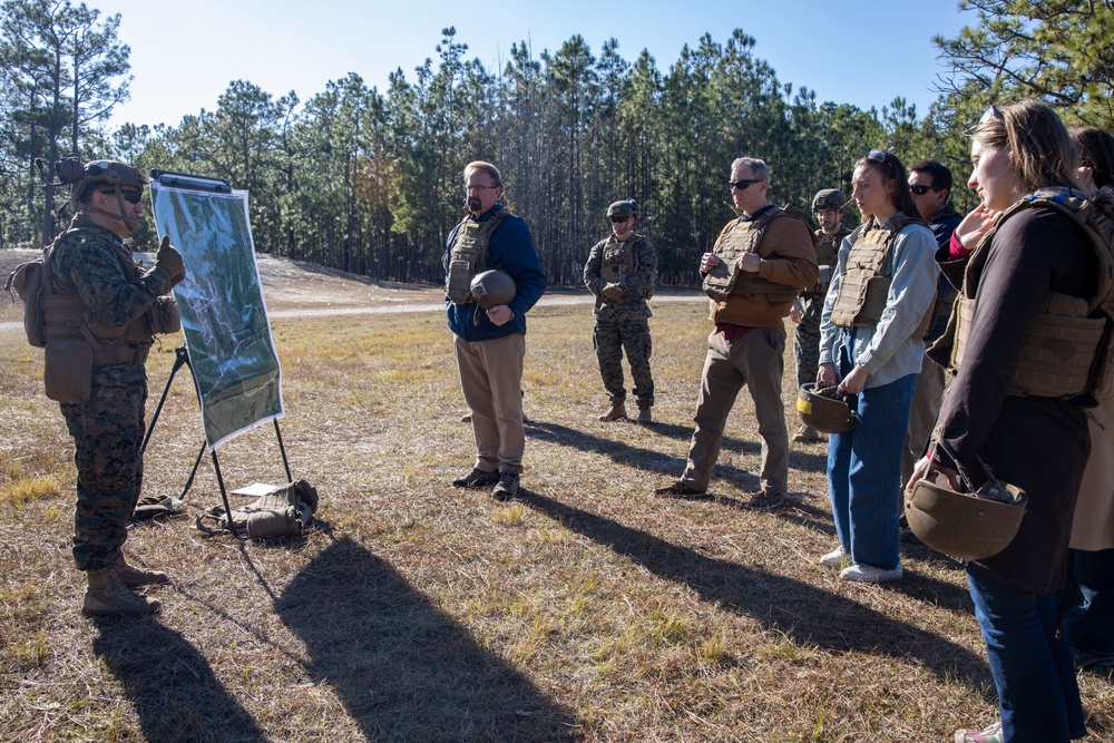 Members of the U.S. House of Representative Tour Marine Corps Base Camp Lejeune