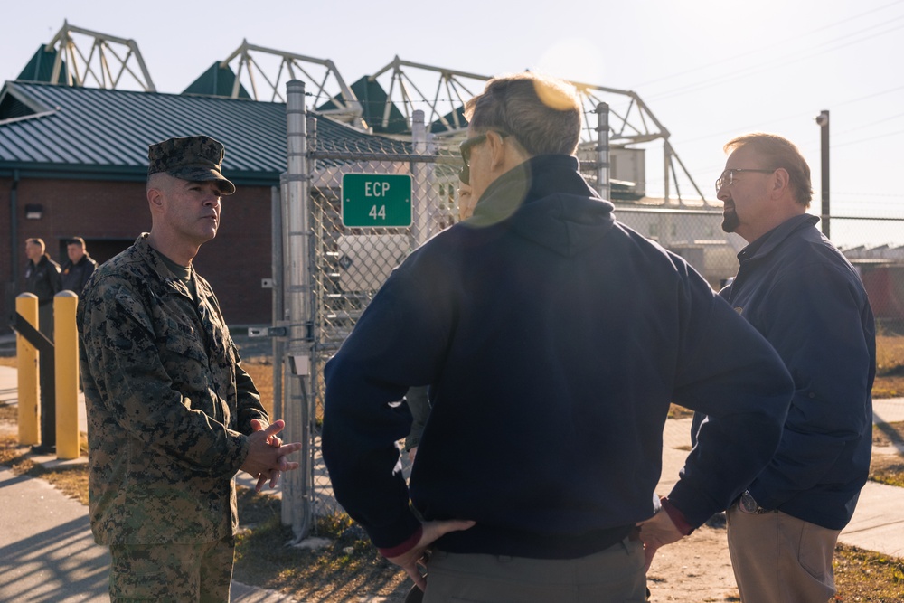 Members of the U.S. House of Representative Tour Marine Corps Base Camp Lejeune