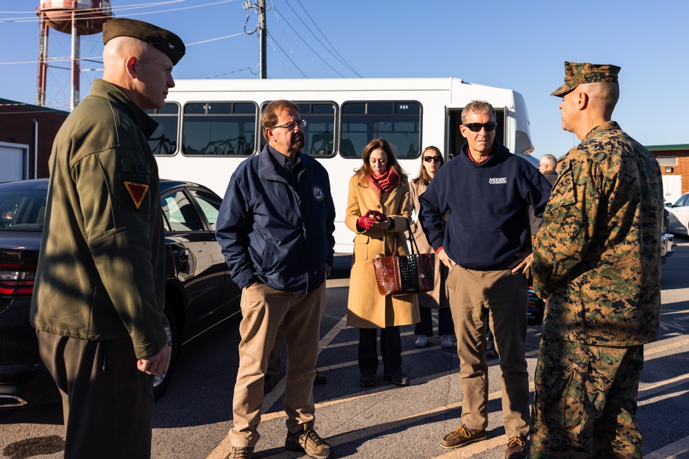 Members of the U.S. House of Representative Tour Marine Corps Base Camp Lejeune