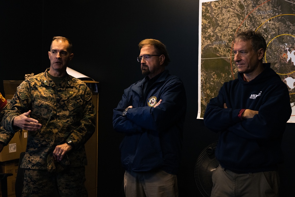 Members of the U.S. House of Representative Tour Marine Corps Base Camp Lejeune