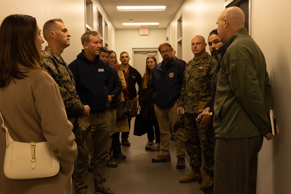 Members of the U.S. House of Representative Tour Marine Corps Base Camp Lejeune