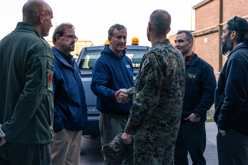 Members of the U.S. House of Representative Tour Marine Corps Base Camp Lejeune