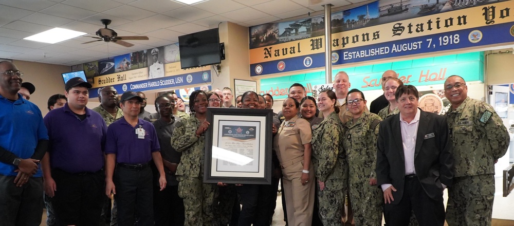 NWS Yorktown's award-winning Scudder Hall Galley receives coveted 5-Star Galley award