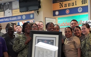 NWS Yorktown's award-winning Scudder Hall Galley receives coveted 5-Star Galley award