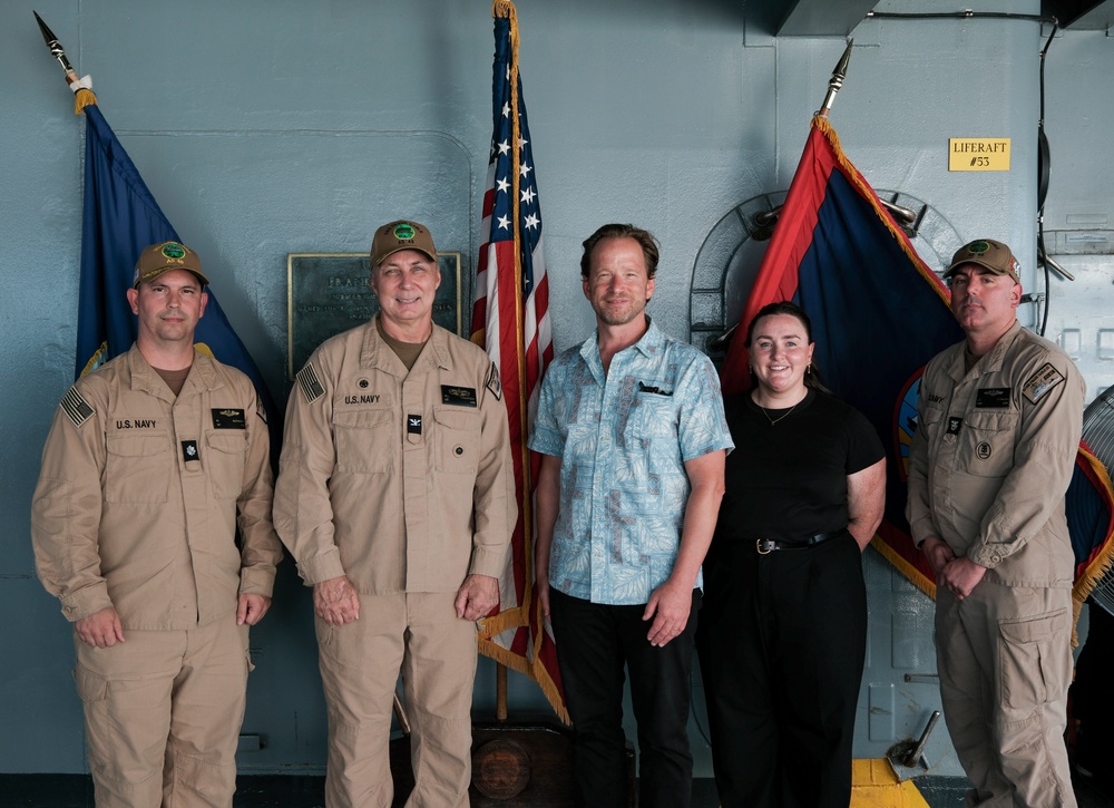 Australian Consul-General in Honolulu Tours USS Frank Cable