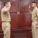 Promotion ceremony at Naval Weapons Station Yorktown