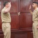 Promotion ceremony at Naval Weapons Station Yorktown