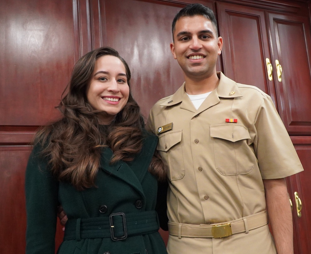 Promotion ceremony at Naval Weapons Station Yorktown