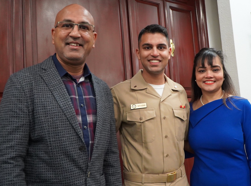 Promotion ceremony at Naval Weapons Station Yorktown