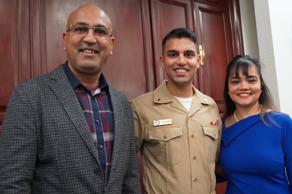 Promotion ceremony at Naval Weapons Station Yorktown