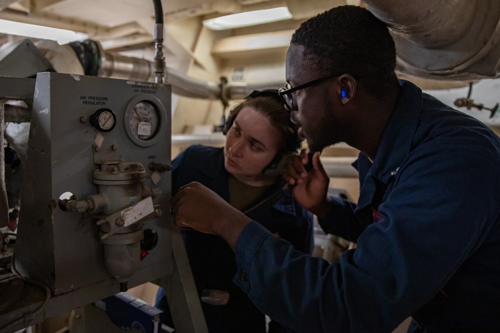 Routine Operations aboard the USS Cole