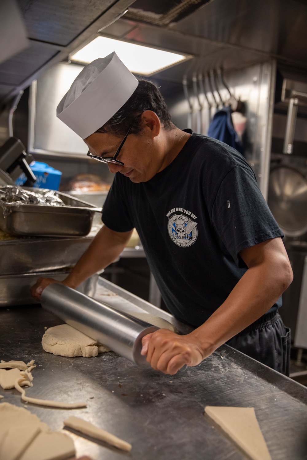 The Galley aboard the USS Cole