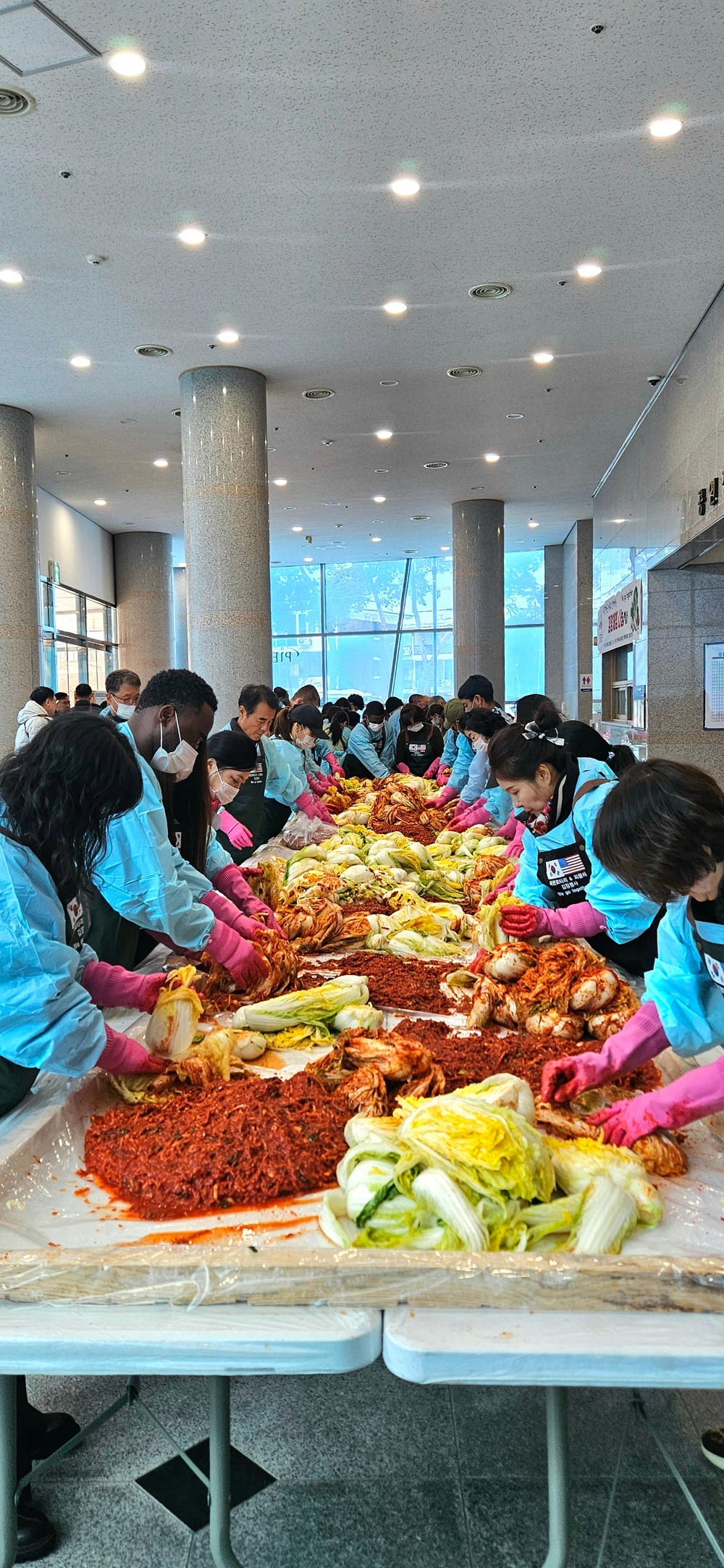 Camp Humphreys community embraces kimchi making to support those in need