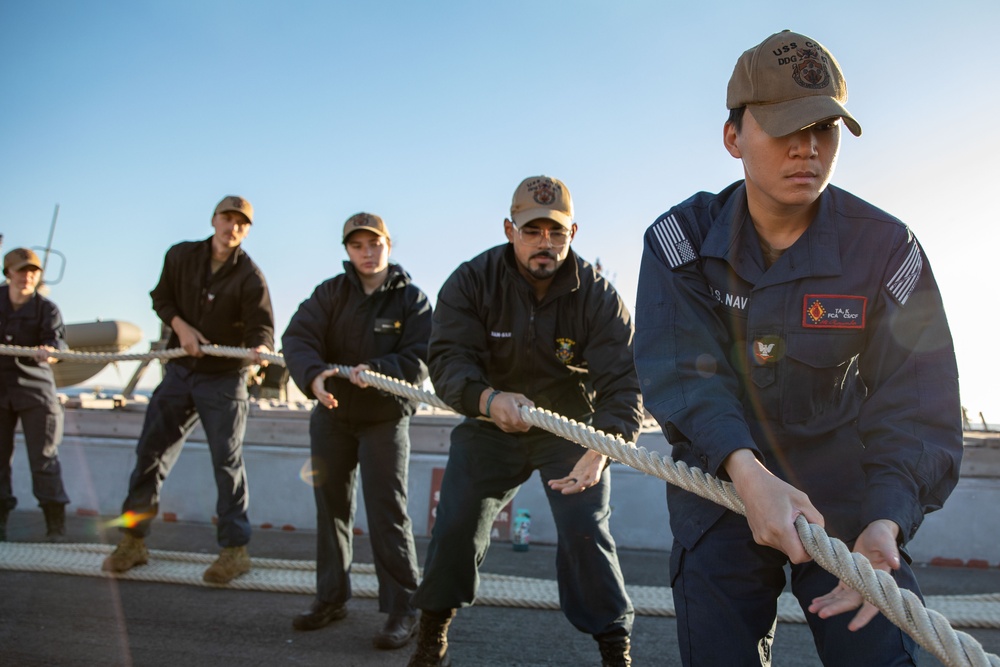 Routine Operations aboard the USS Cole