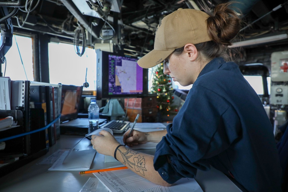 Routine Operations aboard the USS Cole