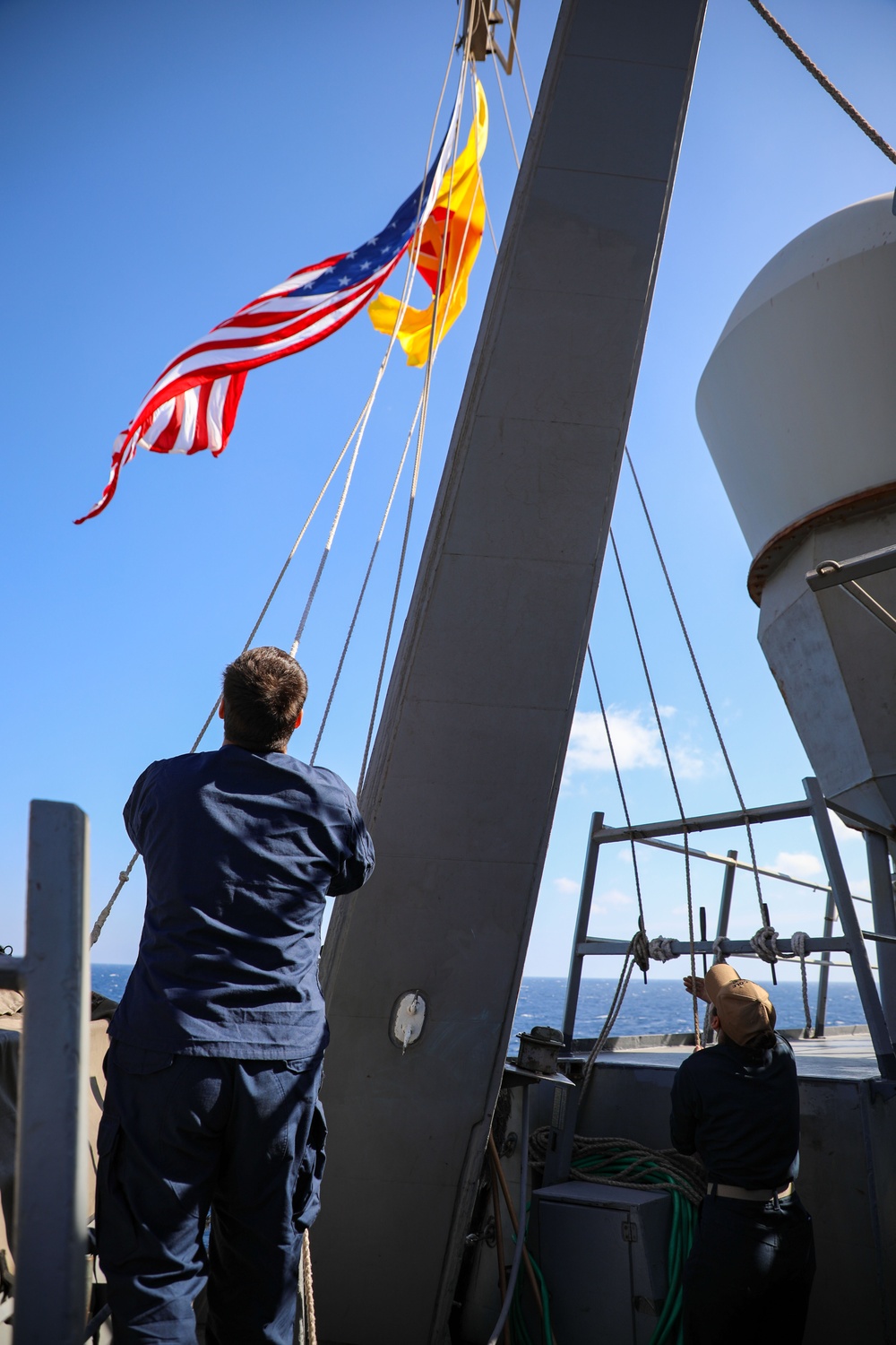 Routine Operations aboard the USS Cole