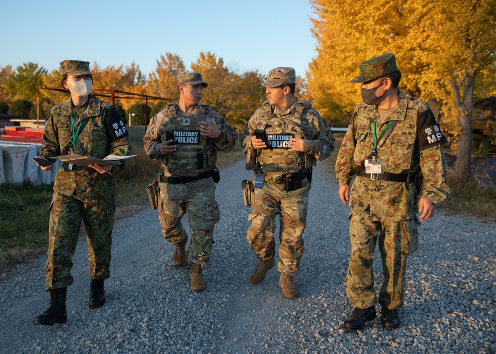 U.S., Japan Service Members Conduct Patrol