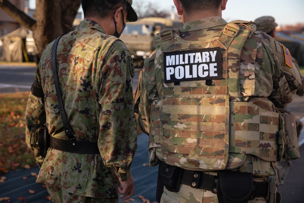 U.S., Japan Service Members Conduct Patrol