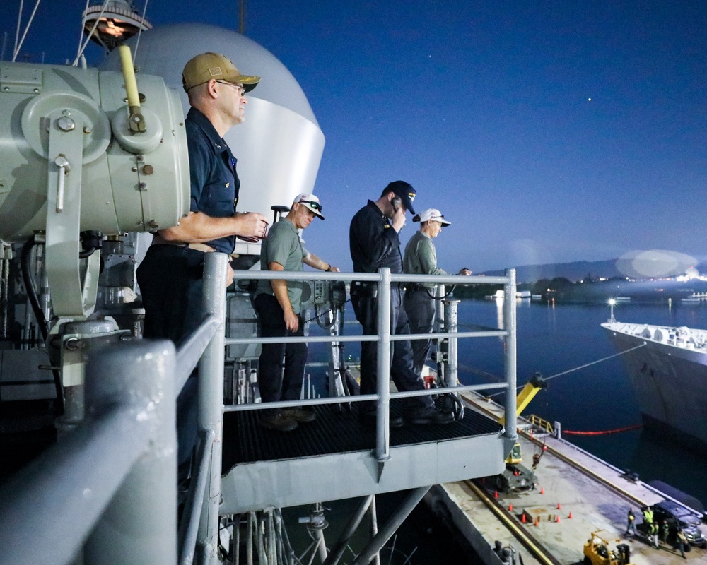 USS Princeton conducts routine operations as part of the Carl Vinson Carrier Strike Group