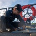 USS Sterett conducts routine operations as part of the Carl Vinson Carrier Strike Group