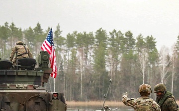 U.S. soldiers participate in multinational exercise in Eastern Poland