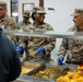 17th Sustainment Brigade command team serve Thanksgiving dinner to Soldiers