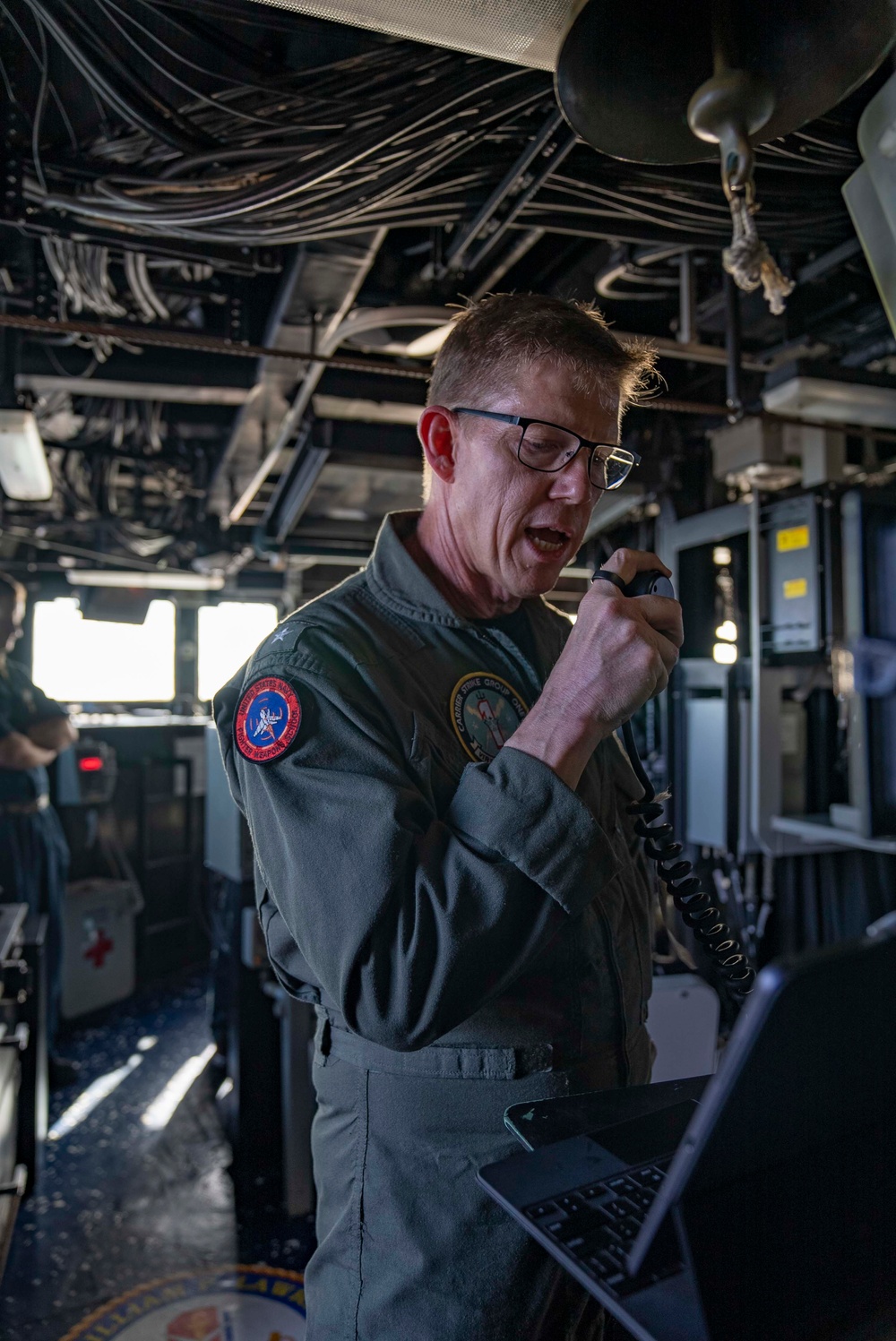 USS William P. Lawrence conducts routine operations as part of the Carl Vinson Carrier Strike Group