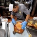 USS Stockdale cooks Thanksgiving meal