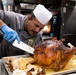 USS Stockdale cooks Thanksgiving meal