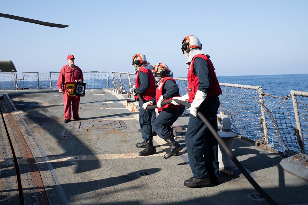 USS Stockdale conducts training