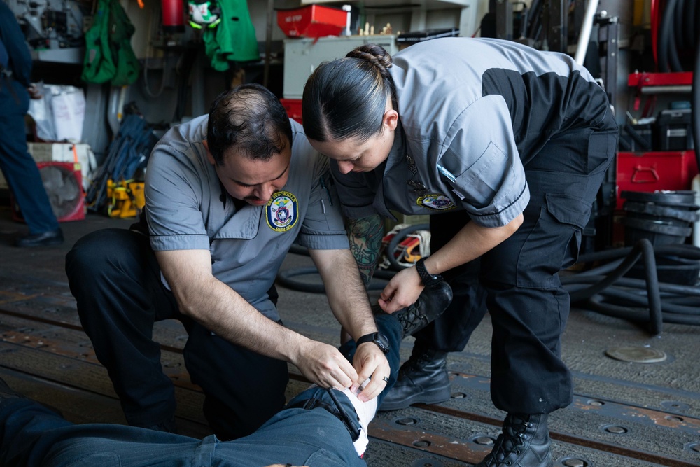 USS Stockdale conducts training