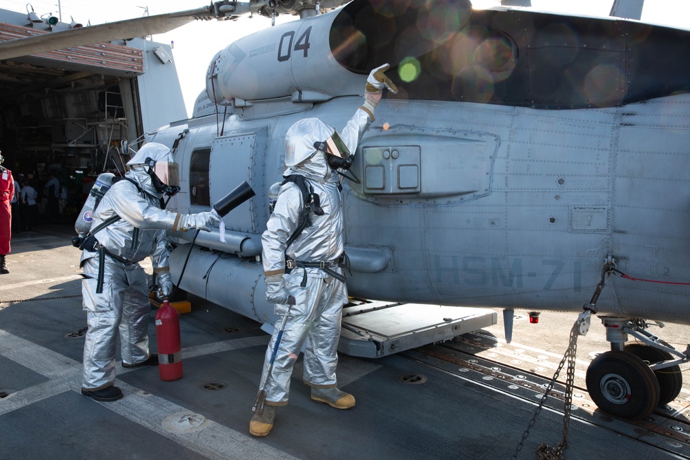 USS Stockdale conducts training