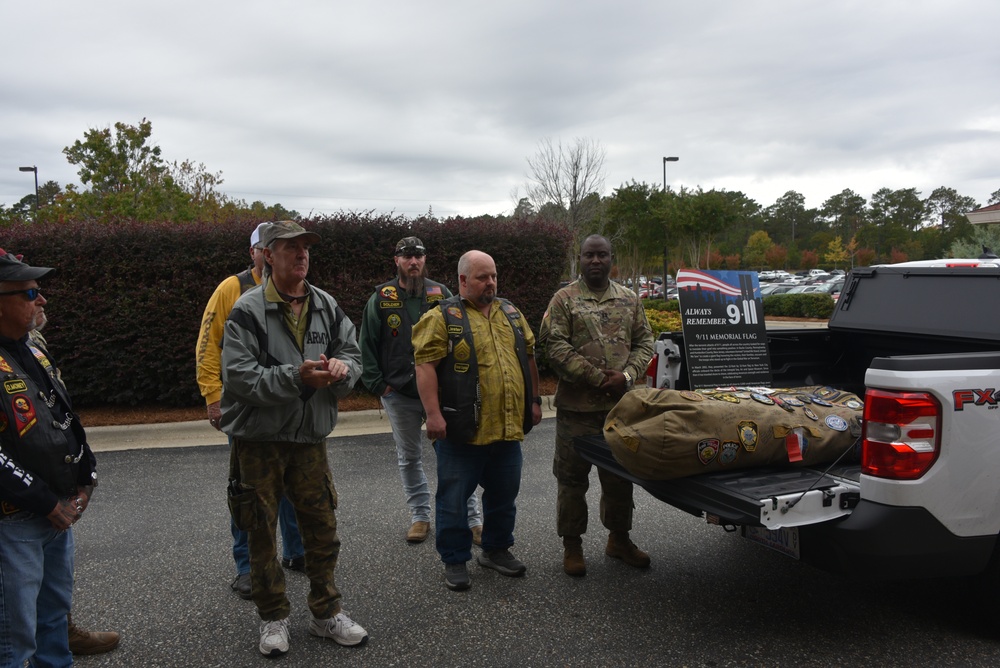 9/11 Memorial Flag Makes 128th Stop at Womack